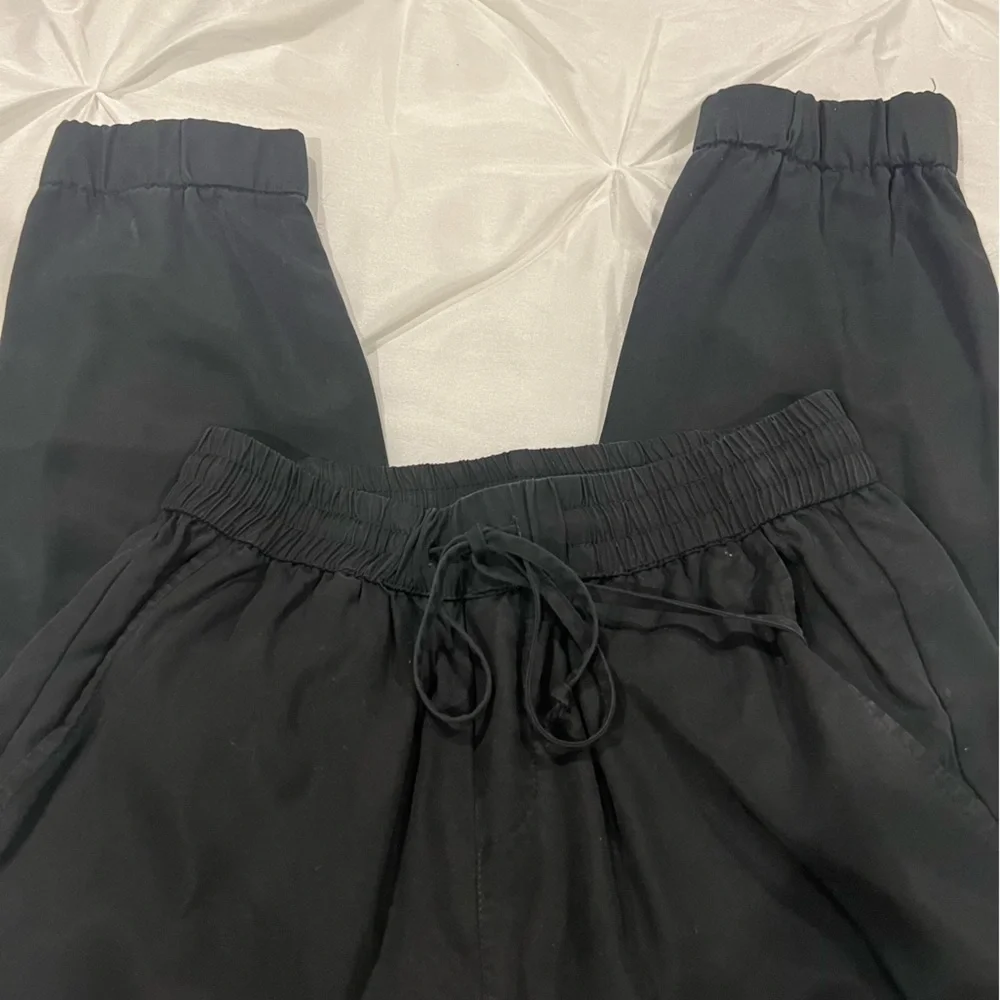 DRESS FORUM BLACK CARGO PANTS SIZE S - Picture 3 of 9